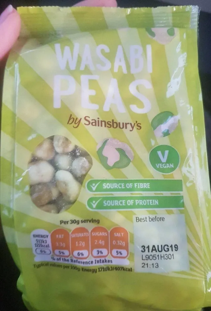 Wasabi peas