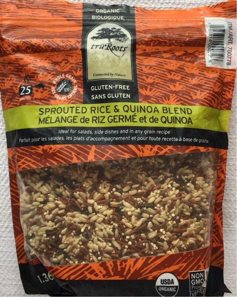 Sprouted rice quinoa blend