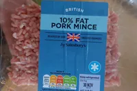 10% fat pork mince