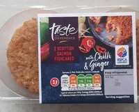 2 Scottish Salmon Fishcakes with Chilli & Ginger