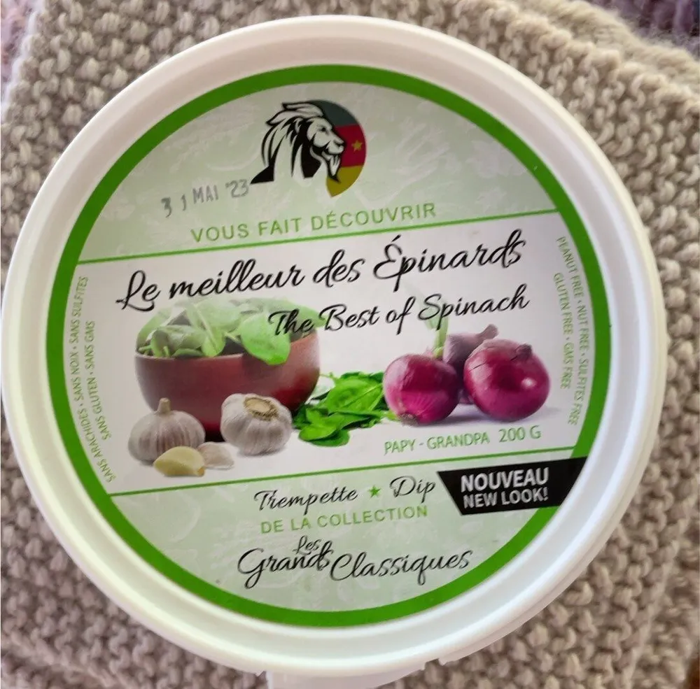 Trempette épinards