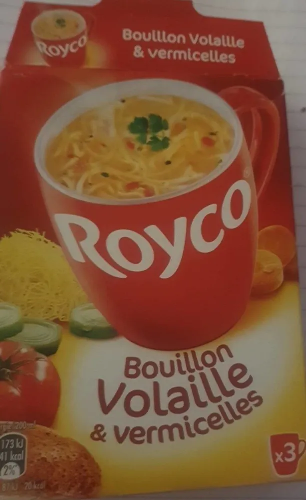 Bouillon volaille vermicelles