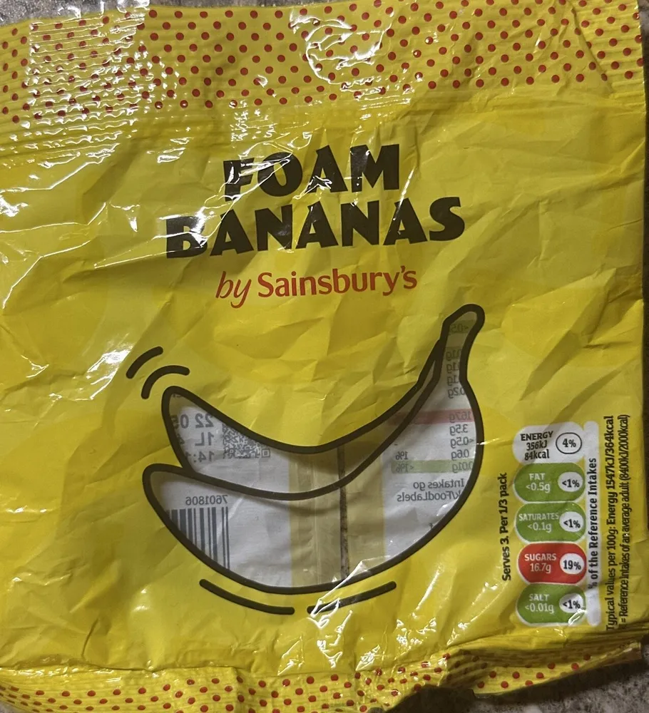 Foam Bananas