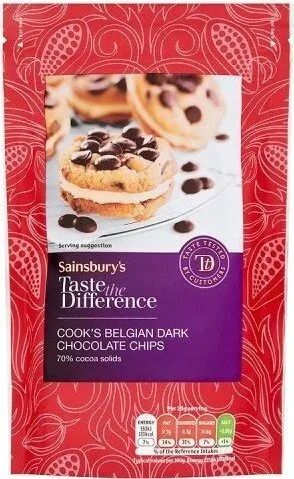 Taste the Difference Cook's Belgian Dark Chocolate Chips
