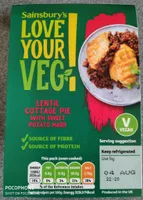 Lentil cottage pie