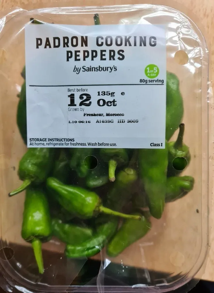 Padron Cooking Peppers