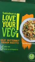 Silky butternut squash risotto