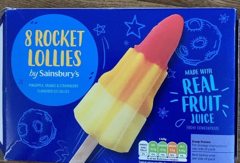 8 Rocket Lollies