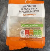 Ground roasted hazelnut