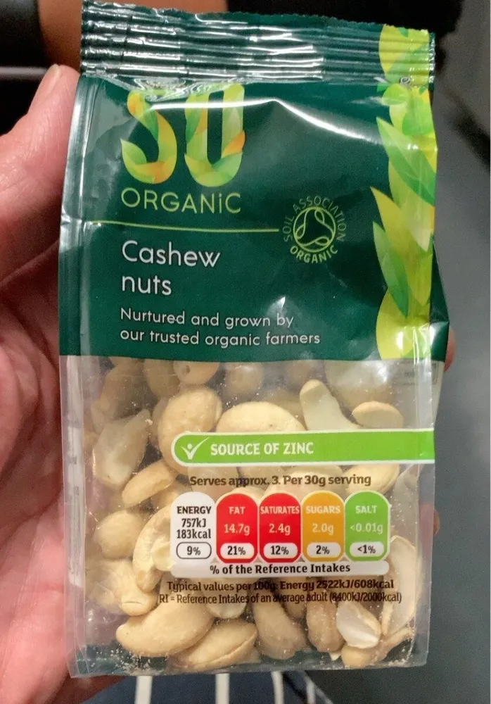 Organic Cashew Nuts