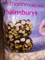 Pink and white mini marshmallows