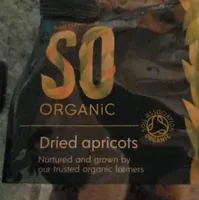 Organic dried apricots