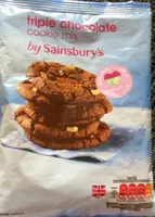 Triple chocolate cookie mix