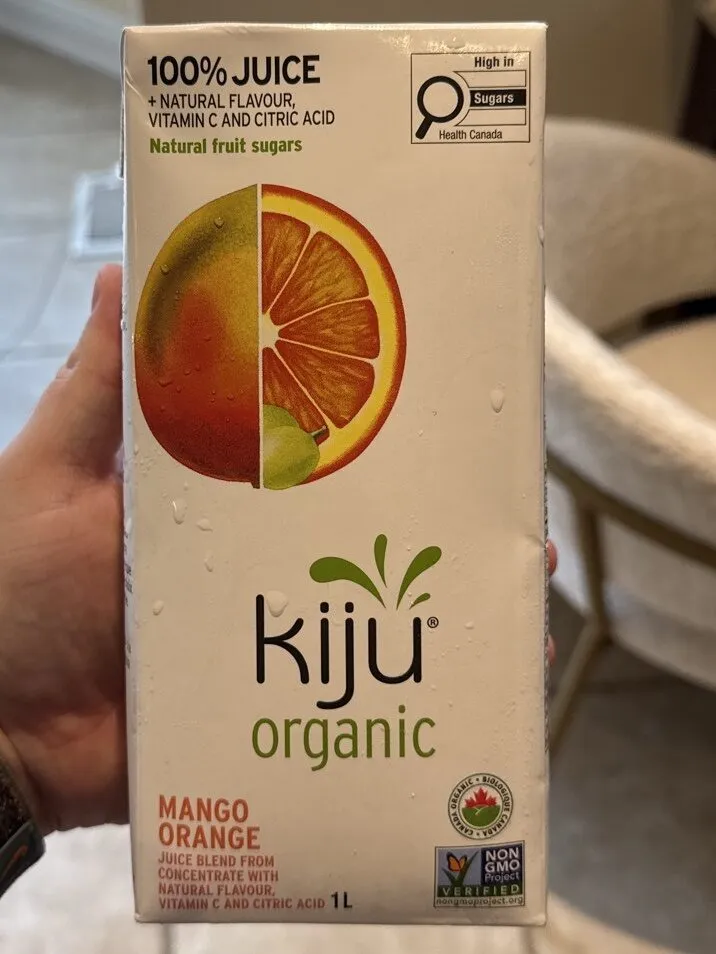Organic Mango Orange Juice