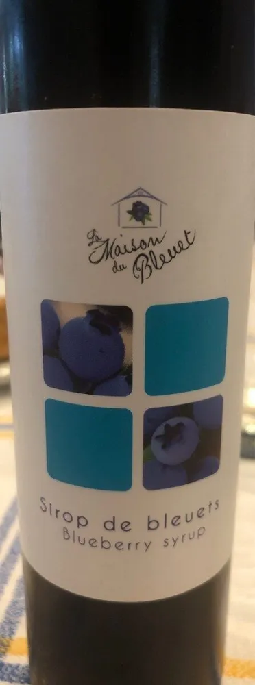 Sirop de Bleuets