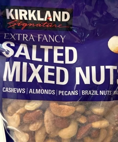 Salted mixed nuts