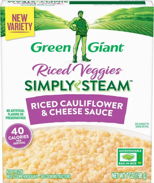 Cheesy Riced Cauliflower