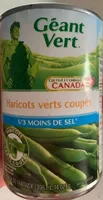 Haricots verts coupés