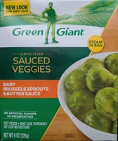 Simply Steam Sauced Veggies Baby Brussels Sprouts & Butter Sauce