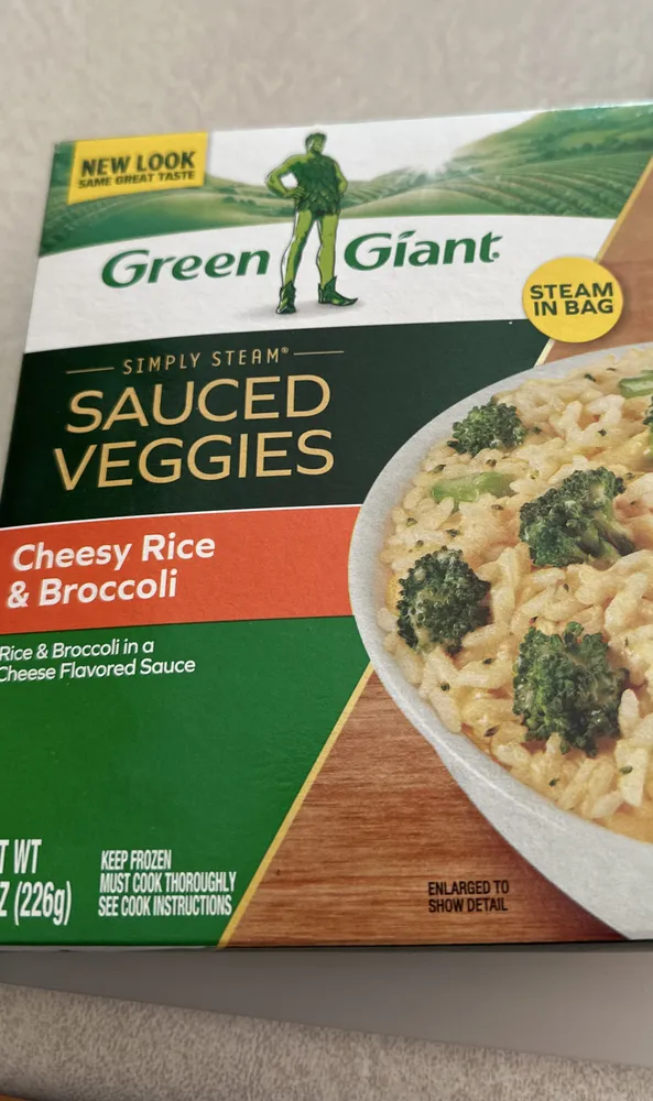 Cheesy rice and broccoli