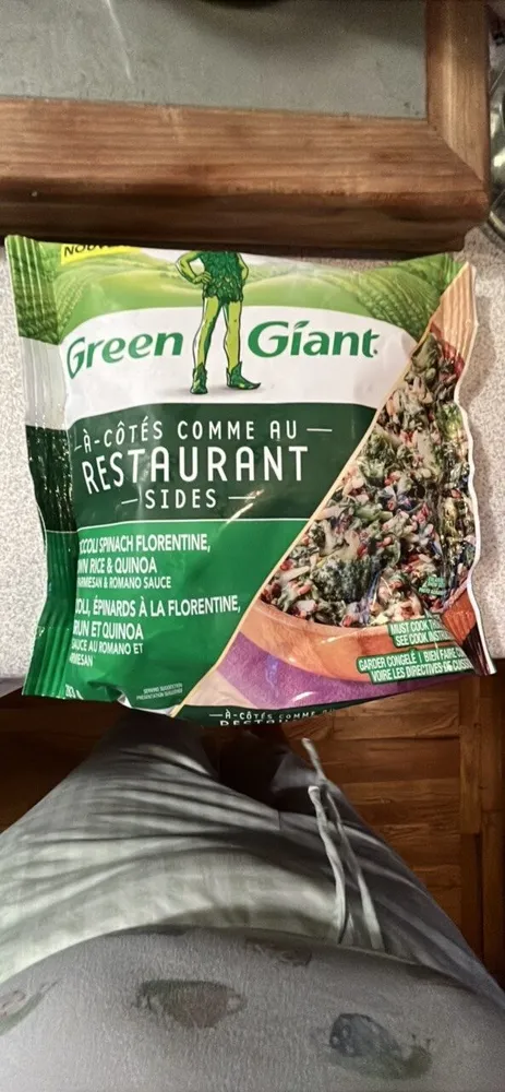 Broccoli Spinach Florentine, Brown Rice And Quinoa