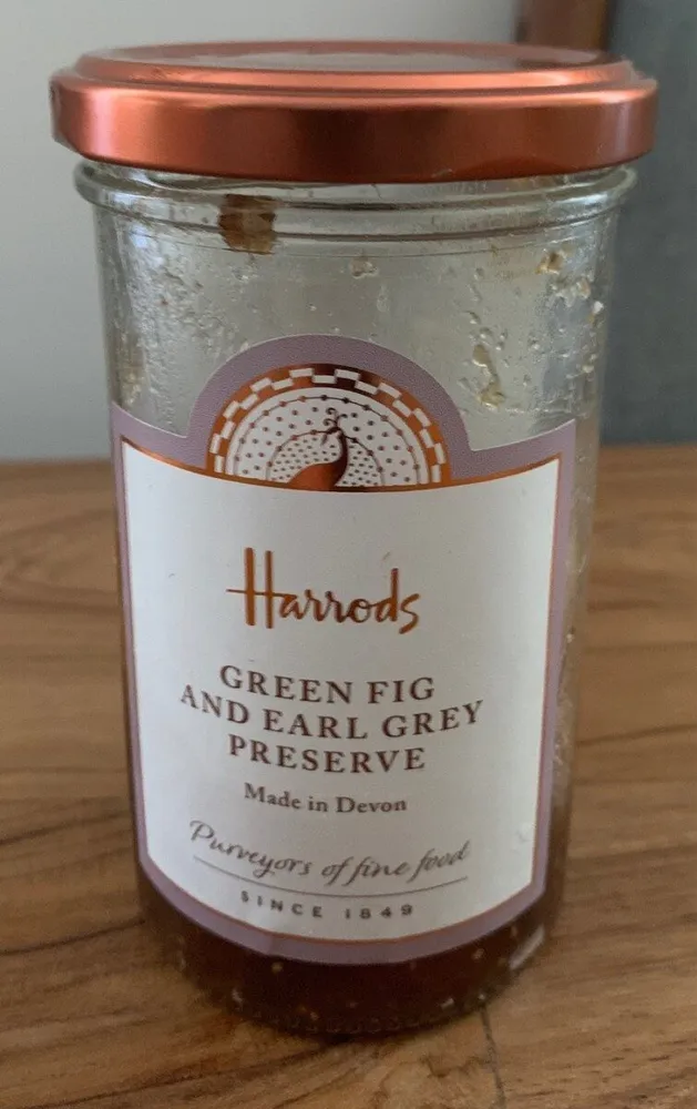 Green fig and earl grey preserve