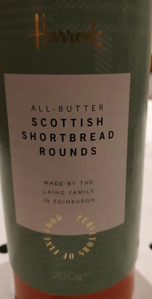 Scottish shortbread rounds