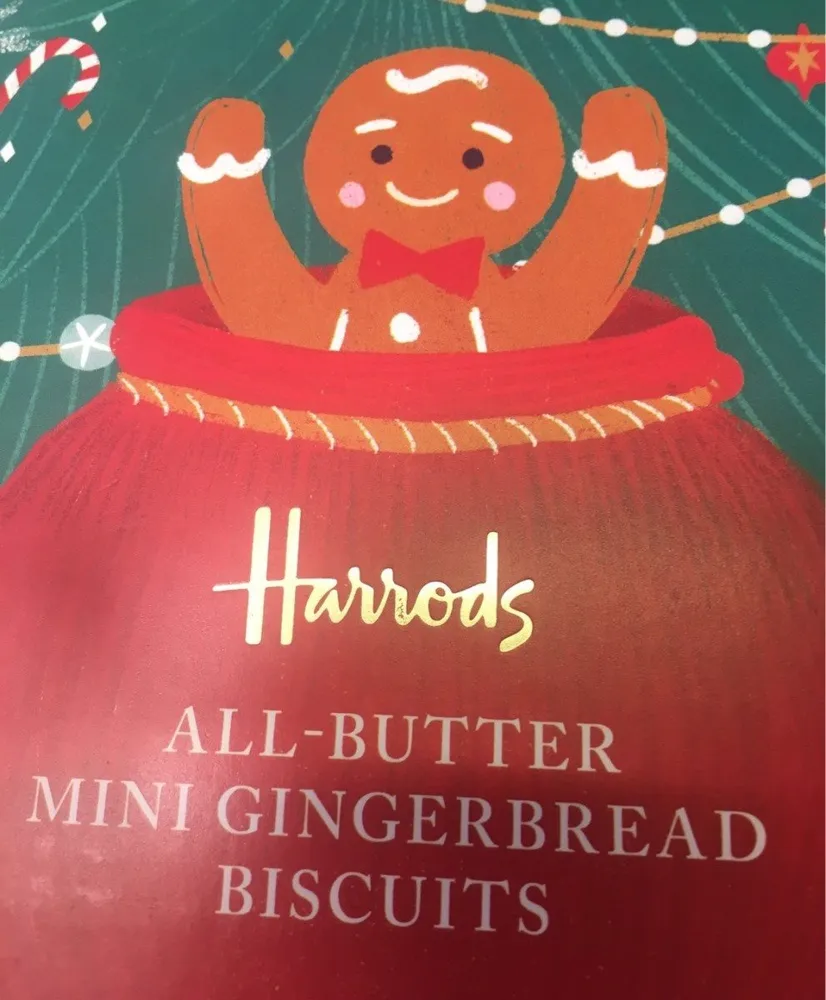 All butter mini gingerbread biscuits