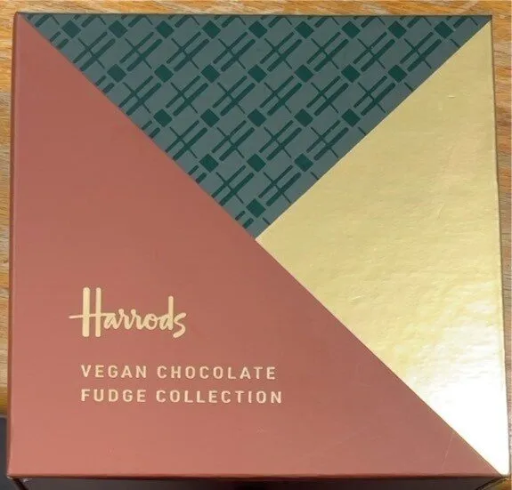Harrods Vegan chocolate Fudge Collection