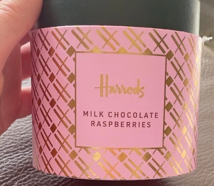 Milk chocolate raspberries