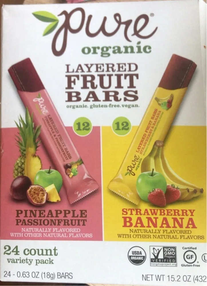 Layer fruit bar