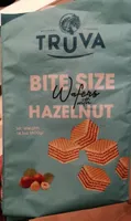 Bite size wafers with hazelnut