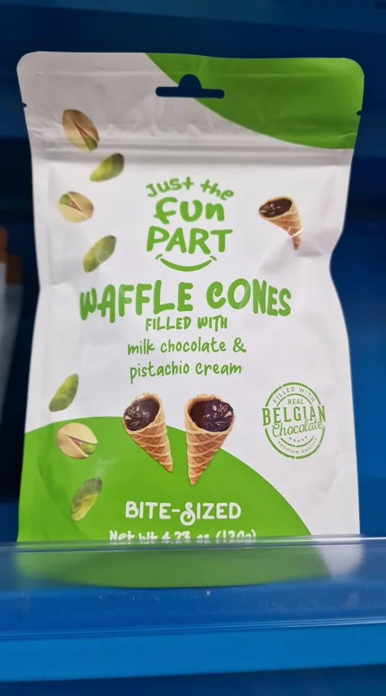 Pistachio Waffle Cones