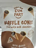 White Chocolate Waffle Cones