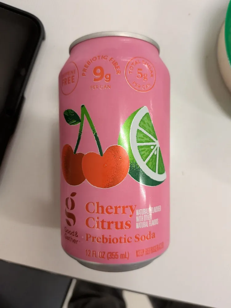 Cherry Citrus Probiotic Soda