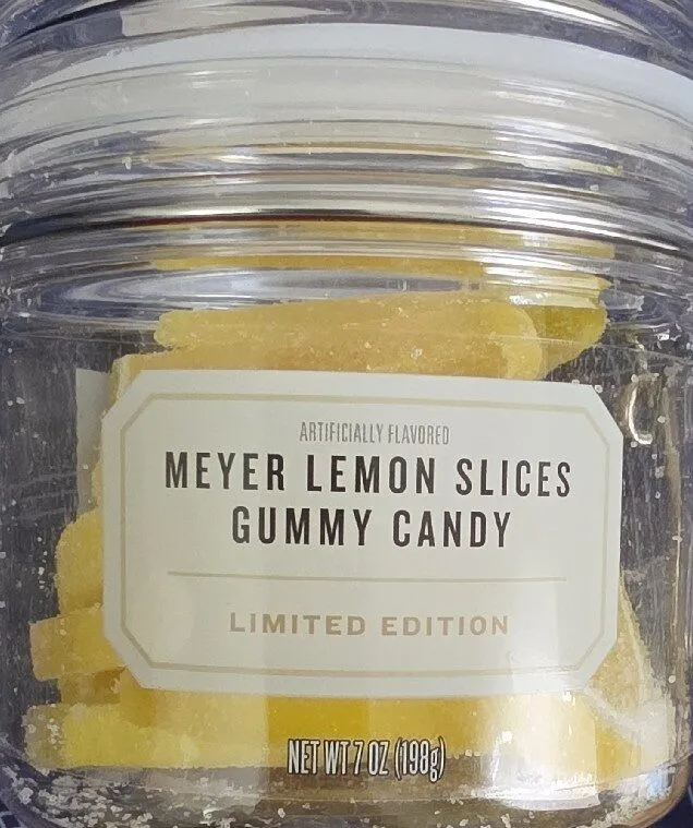 Meyer Lemon Slices Gummy Candy