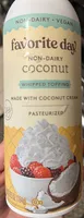 Non dairy coconut whipped topping