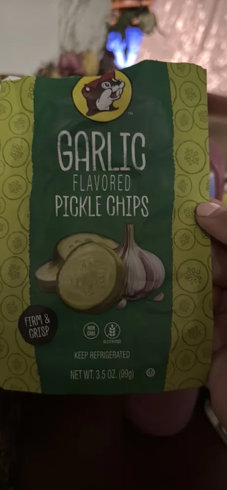 Garlic Flavored Pickle Chips