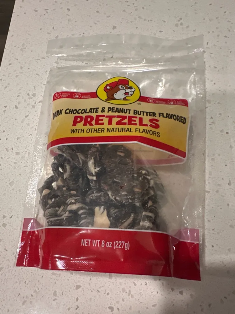 Dark Chocolate & Peanut Butter Flavored Pretzels