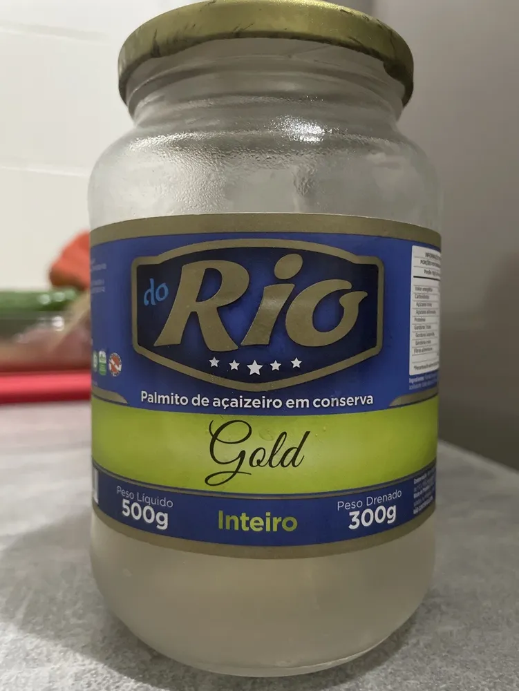 Palmito de açaizero em conserva Gold