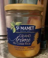 Grand arôme du costa rica ananas-papaye