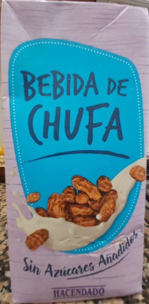 Bebida de chufa sin azúcares añadidos
