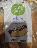 White Hot Dog Bun