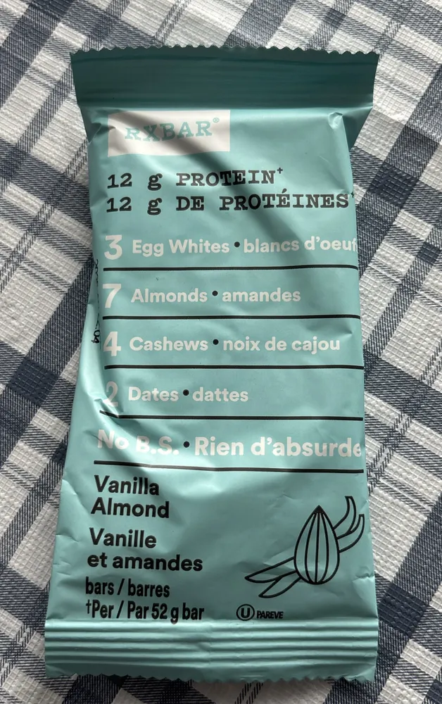 RXBAR vanille et amandes