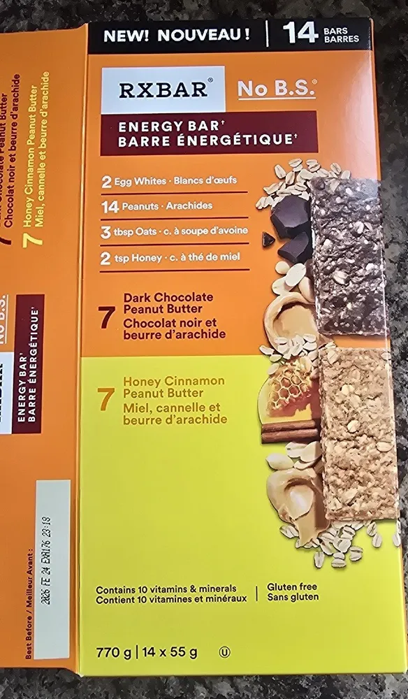 Energy Bar - Honey Cinnamon Peanut Butter