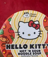 Hello Kitty Hot ‘N Sour Noodle Soup