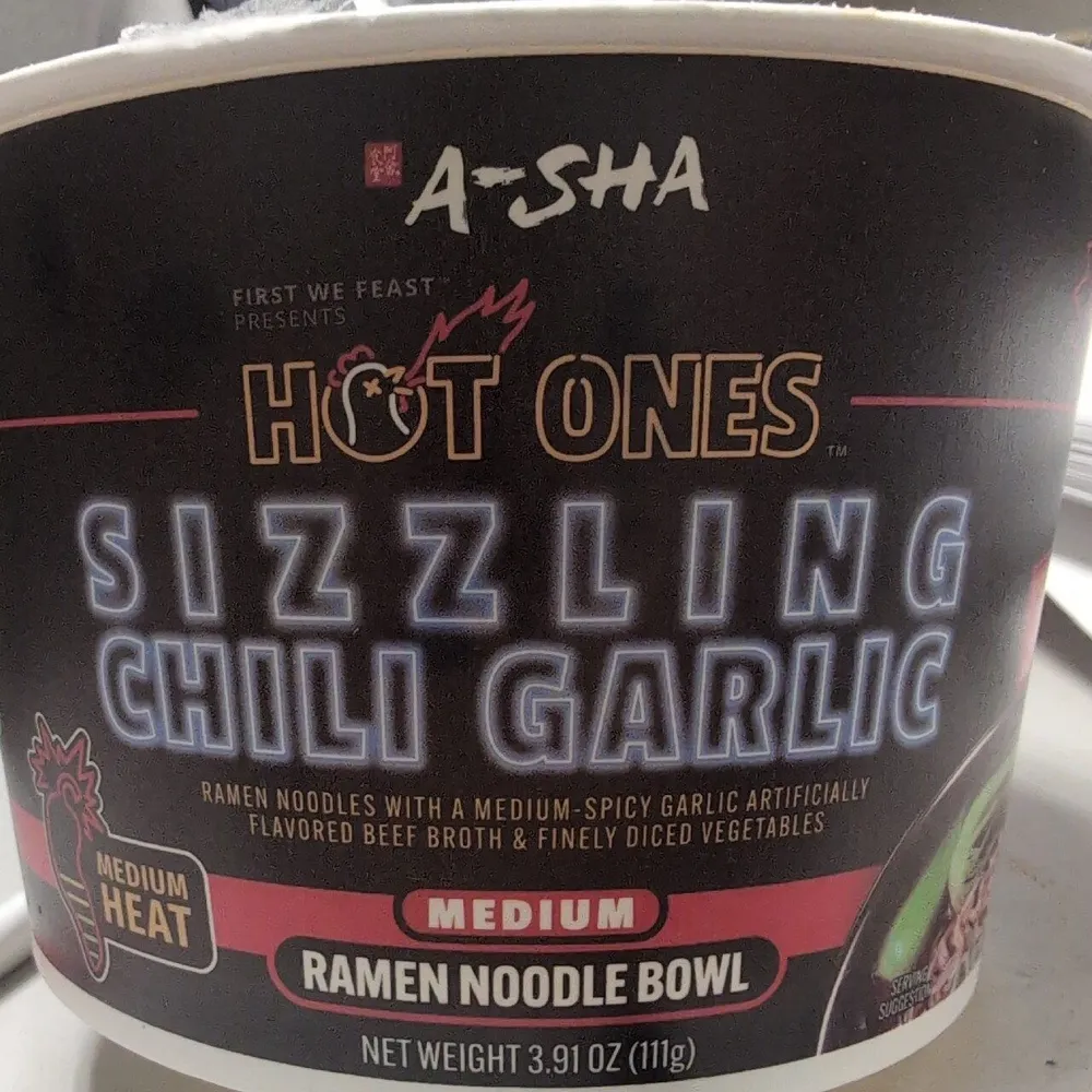 Sizzling Chili Garlic Ramen Noodle Bowl