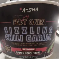 Sizzling Chili Garlic Ramen Noodle Bowl