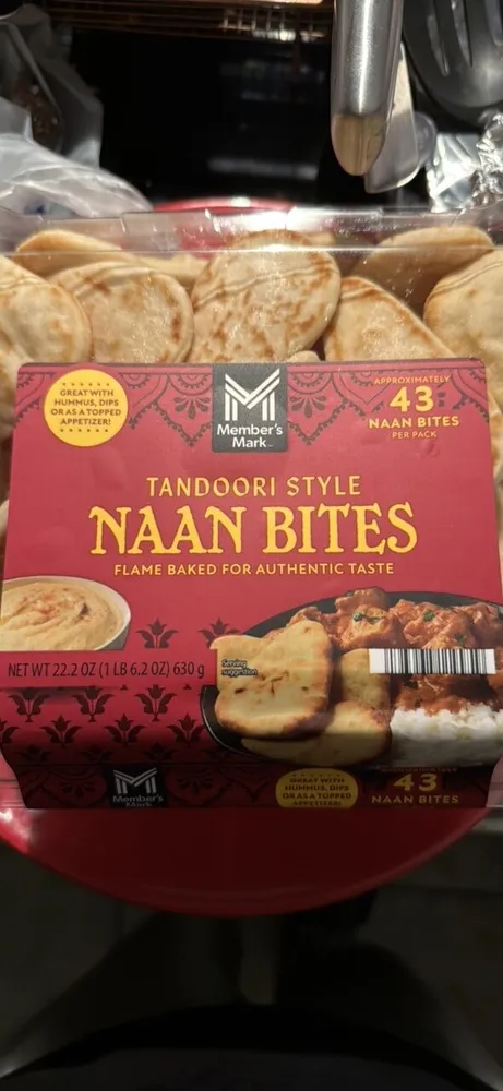 Tandoori Style Naan Bites
