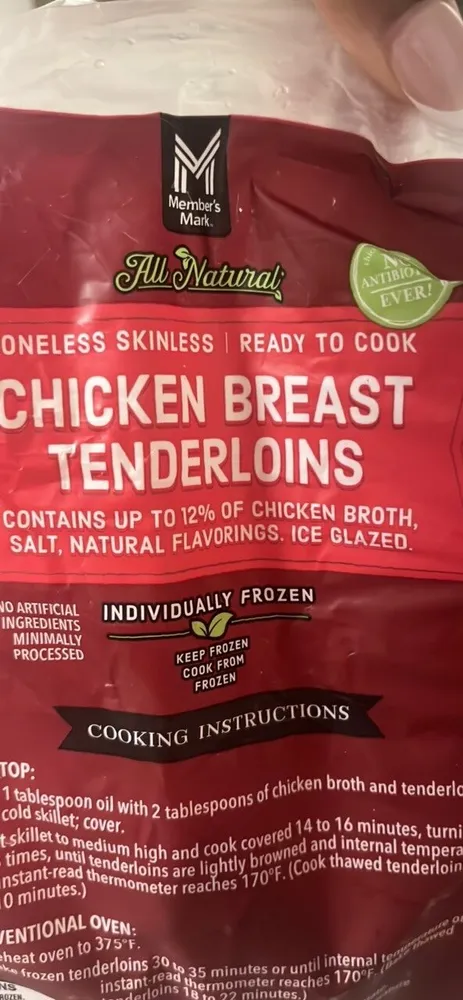CHICKEN BREAST TENDERLOINS